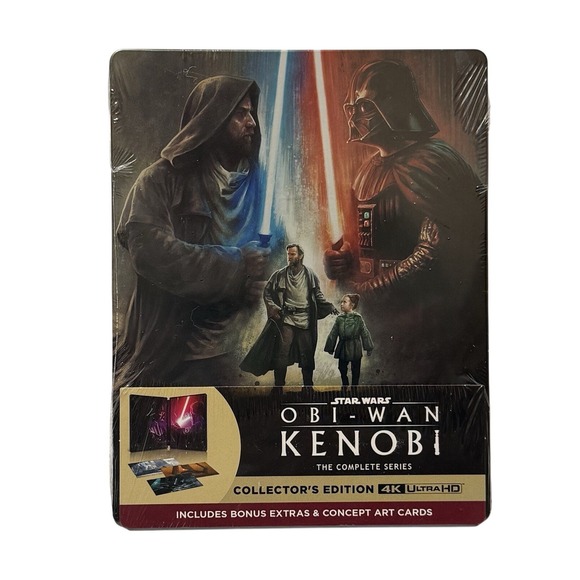 Star Wars Obi-Wan Kenobi Complete Series Steelbook Collectors Ed 4K Ultra HD New
